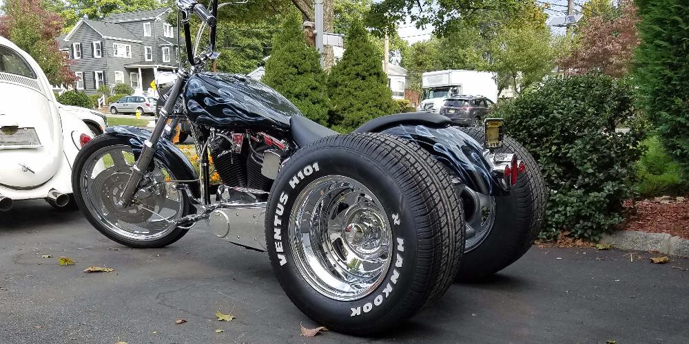 Harley Davidson with U.S. Wheel Blade (Series 26)